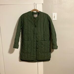 Everlane quilted cotton jacket size S